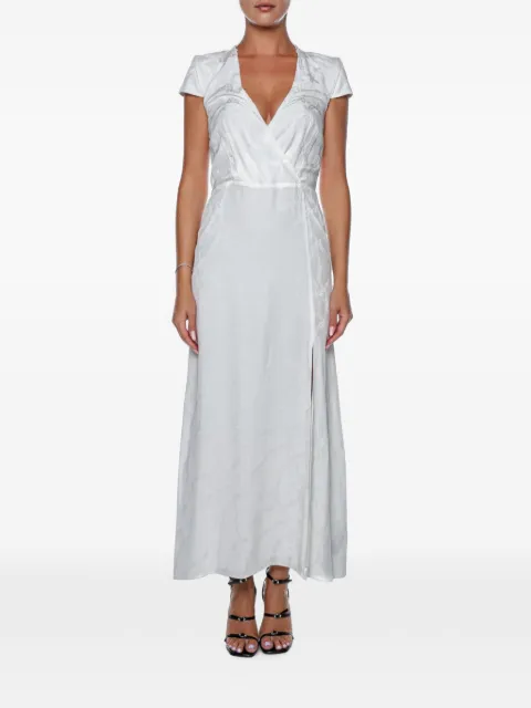 Zadig&Voltaire Rapazi dress 100% silk White WWDR02545