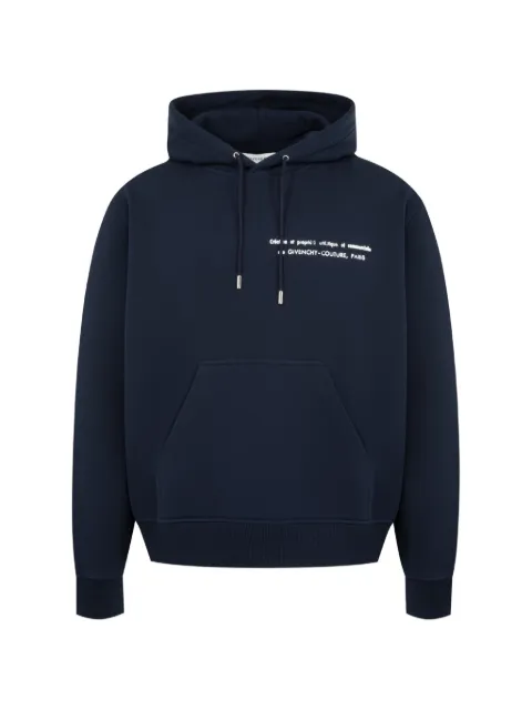 Givenchy Archives-print hoodie Blue BMJ0NH3YU7