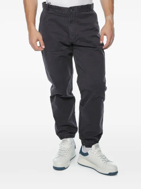 Armani Exchange elasticated-cuff trousers Grey XM001209AF1