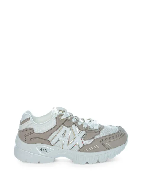 Armani Exchange logo-patch sneakers Neutrals XW002153AF2275MZ285
