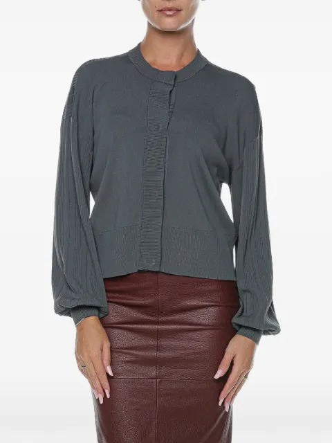 Armani Exchange crew-neck cardigan Grey XW000762AF1035U8105