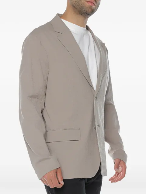 Armani Exchange notch-lapel blazer Neutrals XM000400AF1486U6167