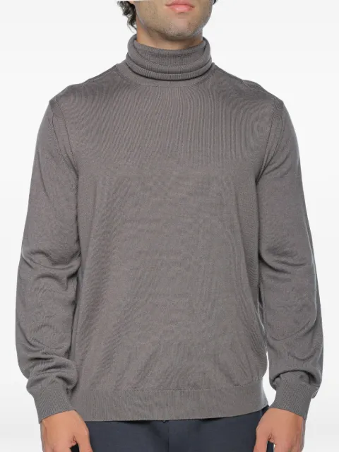 Armani Exchange roll-neck fine-knit jumper Grey XM000900AF1198U8092