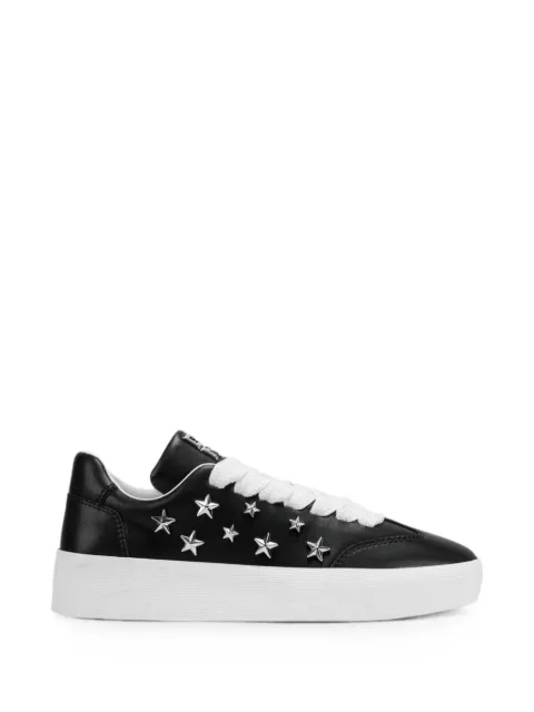 DKNY Glynda star-embellished lace-up sneakers Black K1624481BLK