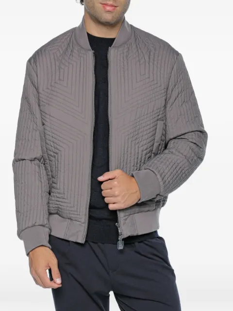 Armani Exchange quilted bomber jacket Grey XM001101AF1634U8092