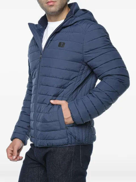 Trussardi padded hooded jacket Blue MO801N10034