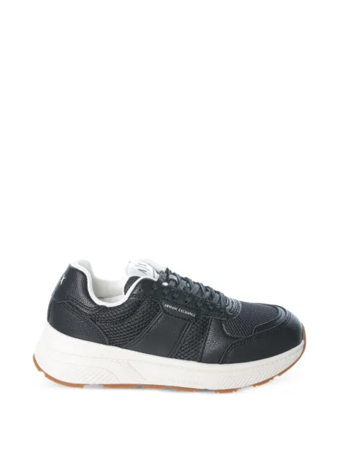 Armani Exchange logo-patch sneakers Black XM002634AF1735MC005