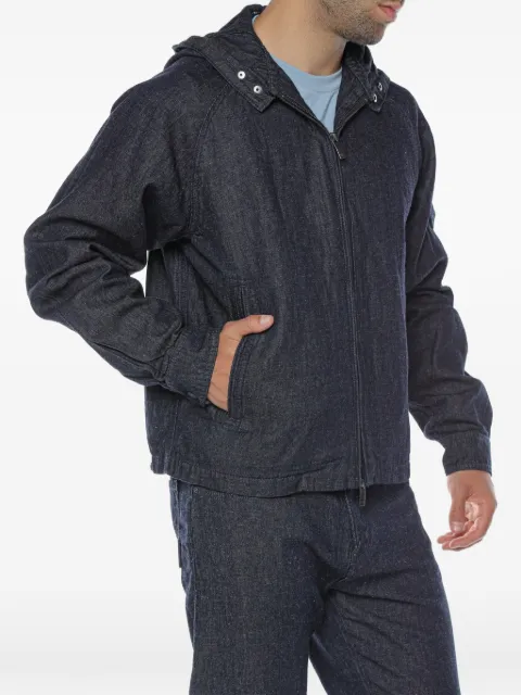 Armani Exchange hooded denim jacket Blue XM000416AF1307MB001