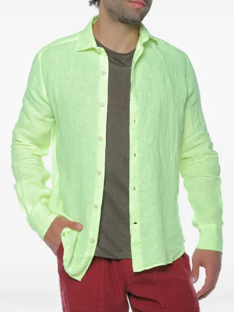 MC2 Saint Barth linen shirt Green PAMP00107553L