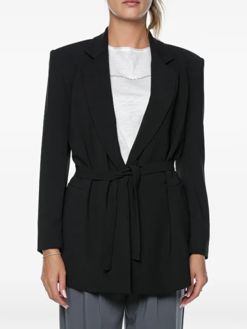 Armani Exchange belted blazer Black XW000663AF1087UC001