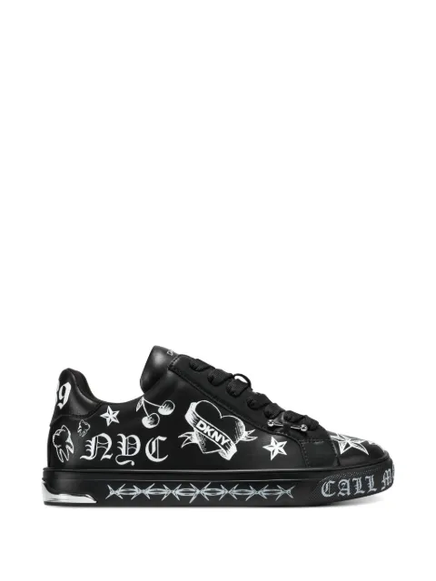 DKNY Abeni Tattoo sneakers Black K1625442005