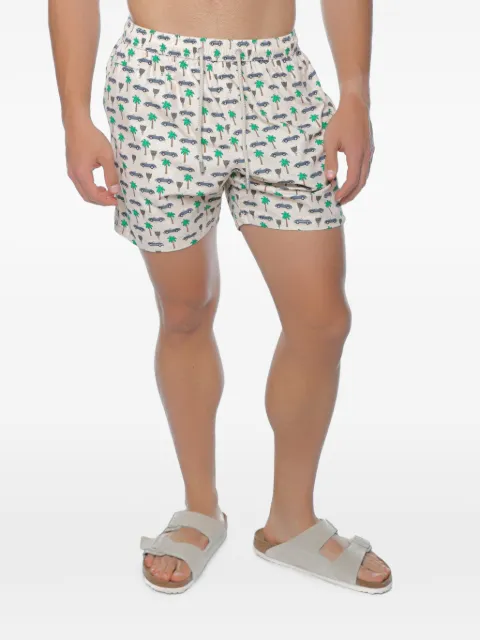 MC2 Saint Barth lightweight fabric swim shorts Lighting Neutrals LIG0003