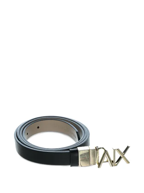 Armani Exchange logo-plaque leather belt Black XW002127AF1715MC379