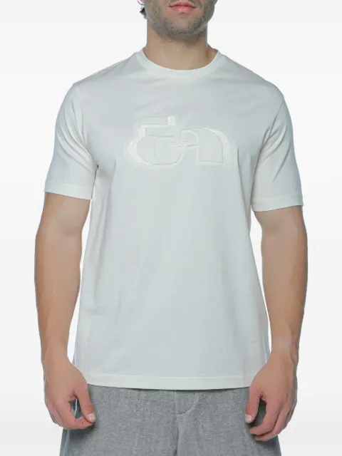 Emporio Armani logo-embroidered T-shirt White EM004760AF1479F0004
