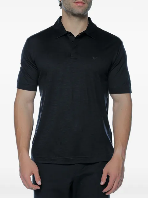 Emporio Armani short-sleeve polo shirt Black EM004517AF2240UB118