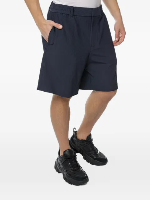 Emporio Armani elasticated-waistband bermuda shorts Blue EM001507AF1407UB118