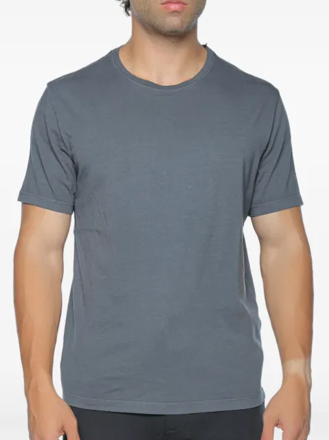 Ecoalf logo-print T-shirt Blue GATSVENTO0831W25162