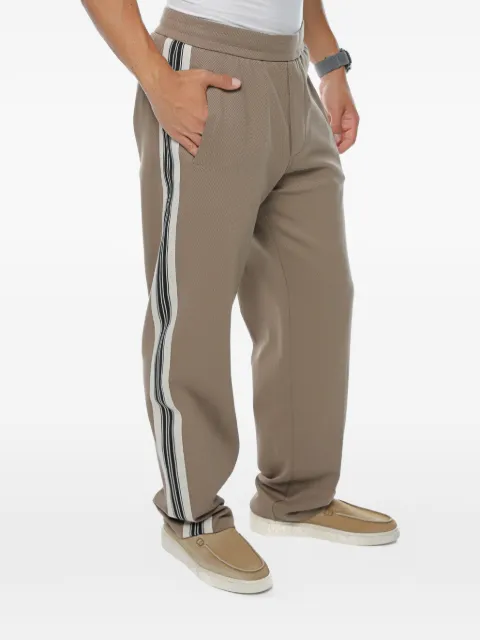Emporio Armani side-stripe track pants Neutrals EM002873AF1348
