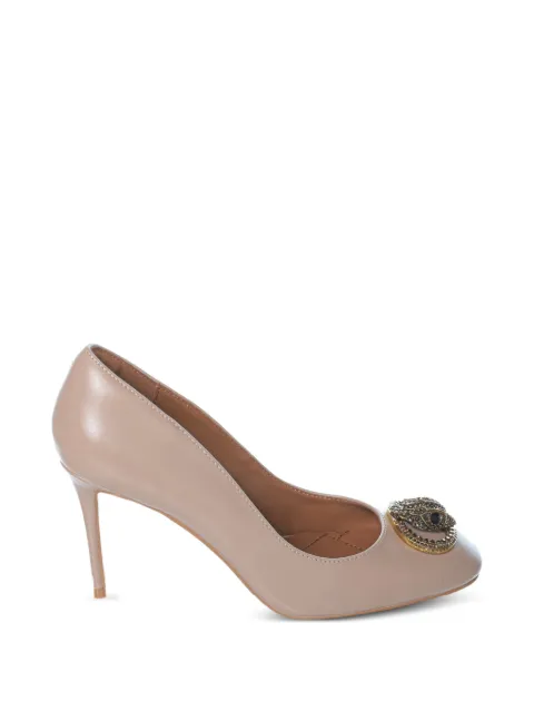Kurt Geiger London Chelsea eagle-plaque pumps Neutrals 5386147019