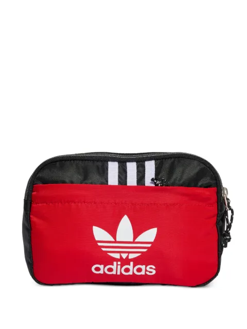 adidas Adicolor logo-print belt bag Red IS4562