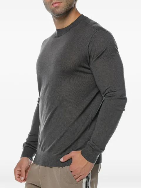 Emporio Armani fine-knit wool sweater Grey EM001957AF1411U8122