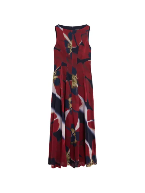 Ted Baker Laynia floral-print bubble-hem maxi dress Blue 282437NAVY