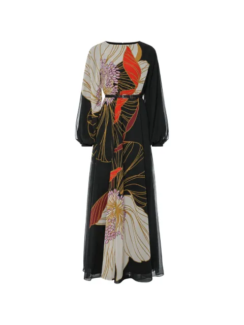 Ted Baker Cammeli floral-print maxi dress Black 282156BLACK