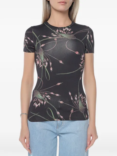 Ted Baker Lexiii floral-print T-shirt Black 277550BLACK