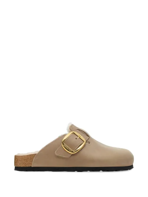 Birkenstock Boston big-buckle mules Neutrals 1030436