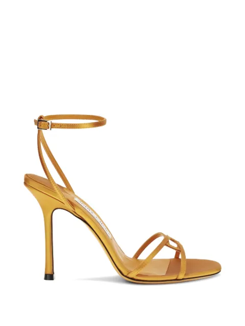 Jimmy Choo Leo 100 heeled sandals Orange J000183616