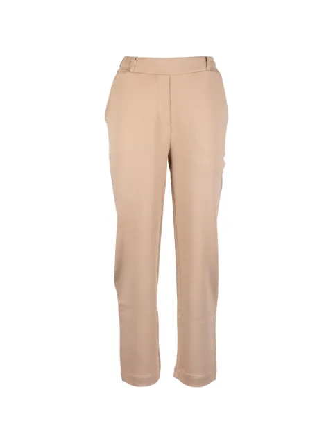 OWN elasticated-waistband straight-leg trousers Neutrals LKP207104