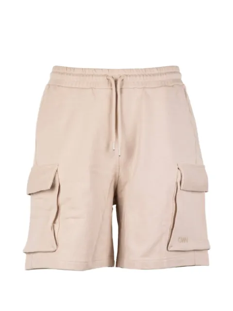 OWN cargo-pocket drawstring shorts Neutrals MBK203104