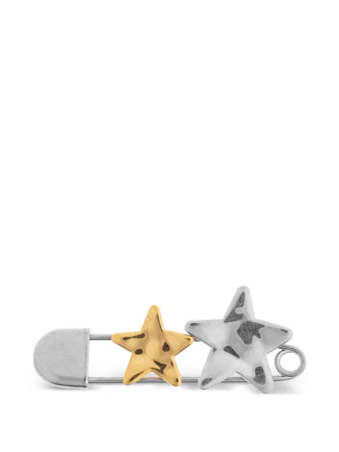 Jil Sander star-detail safety-pin brooch Silver J11VK0102P9361