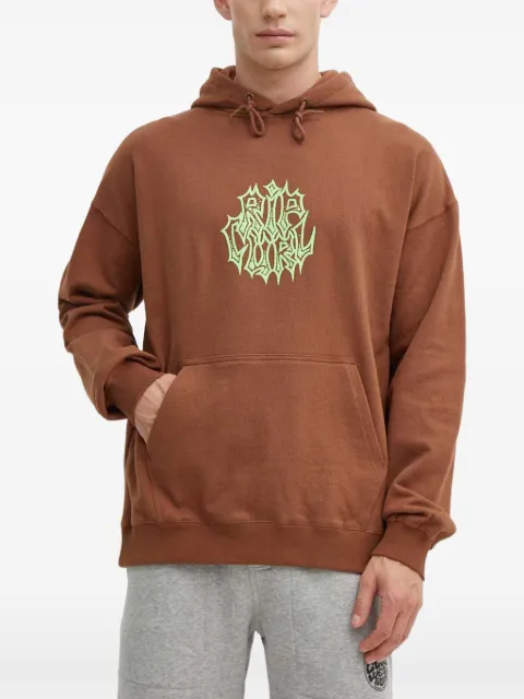 Rip Curl graphic-print drawstring hoodie Brown 04FMFL