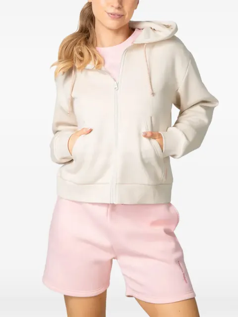 Kari Traa Anelie zip-up drawstring hoodie White 623970
