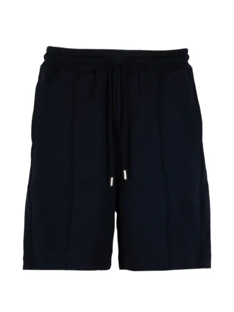 OWN drawstring seam-detail shorts Blue MBK204315