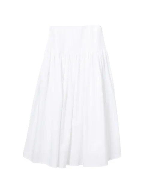 rag & bone smocked pleated skirt White RNBSKRAI126XRWHX002