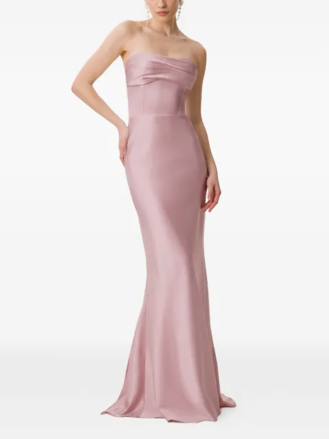 FRAMBOISE Lyris strapless maxi dress Pink LYRIS