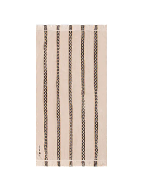 Rip Curl geometric-pattern fringed beach towel Neutrals 01LMTO