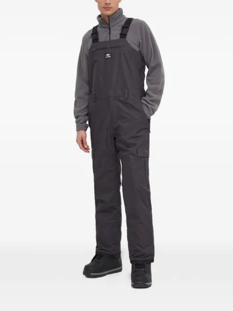 Rip Curl Taipan logo-patch snow bib Grey 006MOU