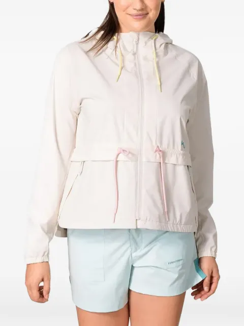 Kari Traa Luna drawstring hooded lightweight jacket White 623959