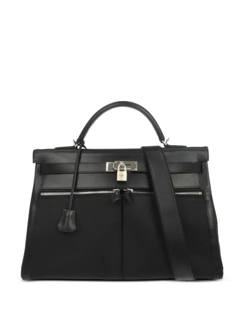 Hermès Pre-Owned 2005 40 Kelly Lakis tote bag Black 156256