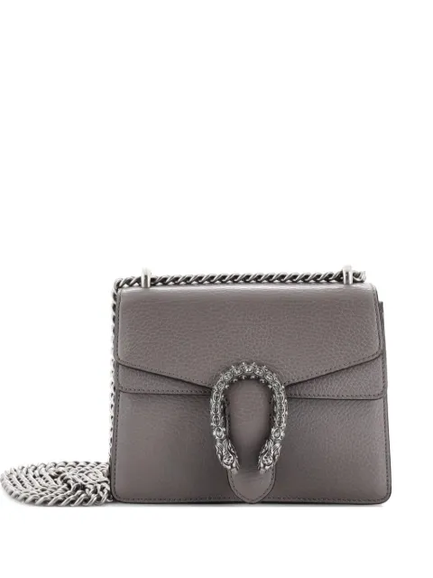 Gucci Pre-Owned Dionysus Bag Leather Mini crossbody bag Grey EDJY55Y1ZWM66JFO