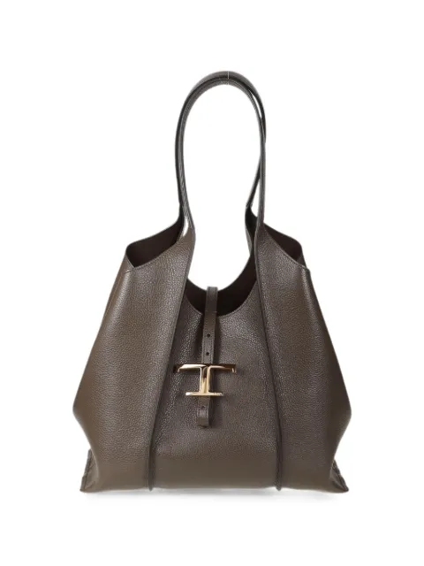 Tod's T Timeless logo-detail handbag Brown XBWTSBA0200XSO