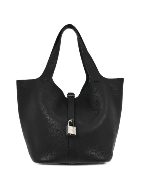 Hermès Pre-Owned 2019 MM Picotin Lock tote bag Black 178046
