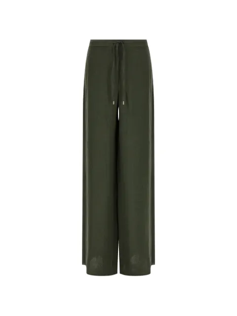 Max Mara Pelota drawstring wide-leg trousers Green 2616131042600