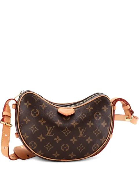 Louis Vuitton Pre-Owned Croissant NM Handbag Monogram Canvas MM shoulder bag Brown BQFGI2CYWOKQ4FA3