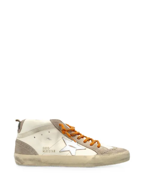 Golden Goose Mid Star distressed-effect sneakers Neutrals GWF00122F008747