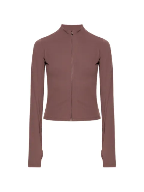 Nike zip-up thumb-slot sweater Brown II3927