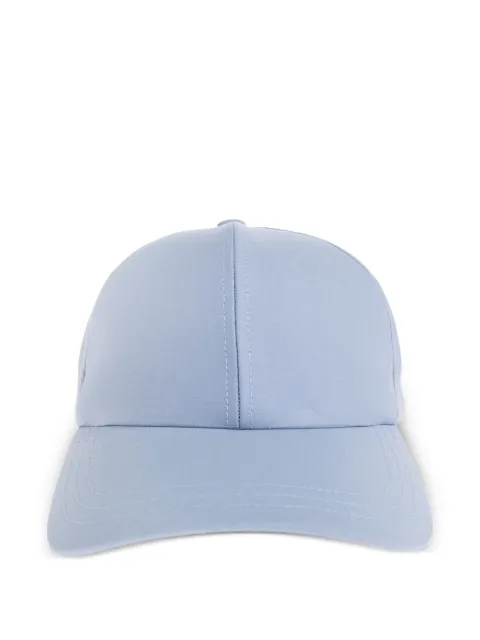 Balmain logo-embroidered baseball cap Blue HH1XA595CG75